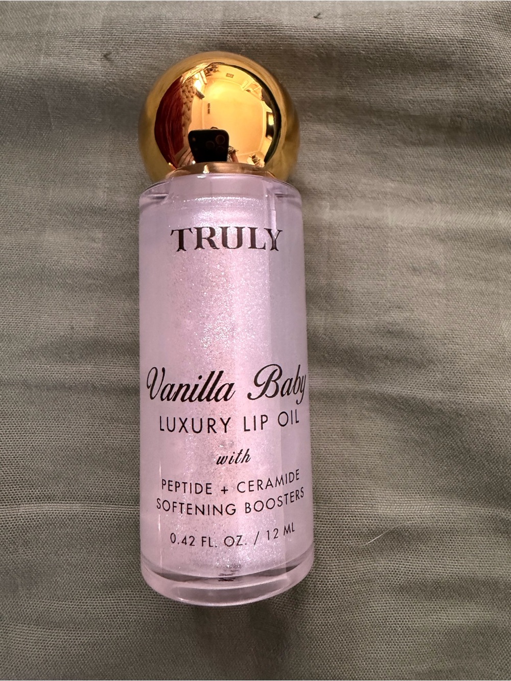 TRULY Vanilla Baby Pink Shimmer Luxury Lip Oil